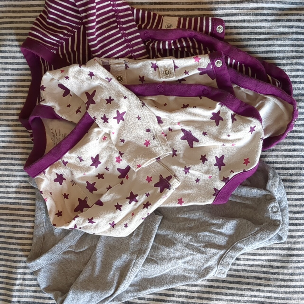 3 Hanna Andersson onesies